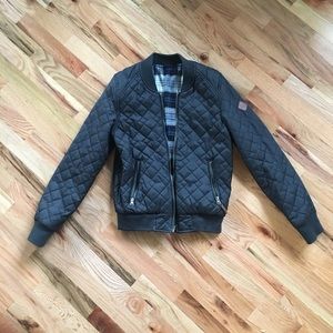 Quilted Reversible Bomber Jacket